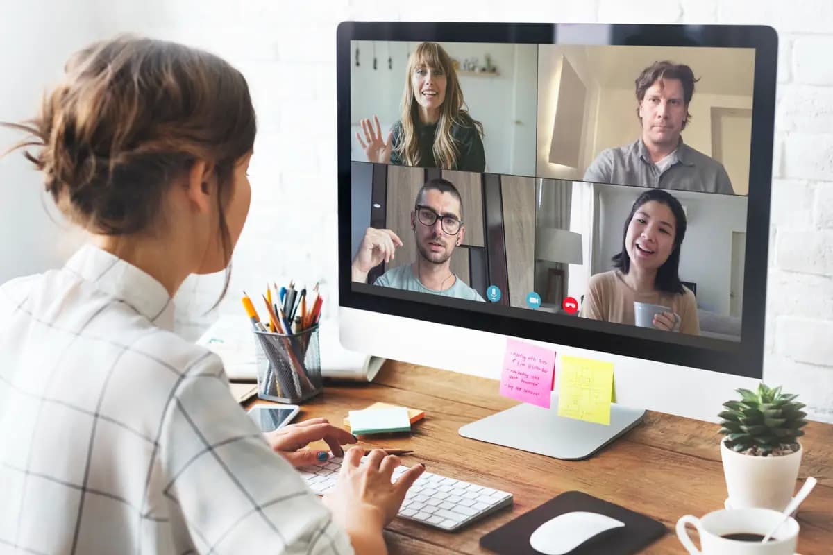 video call conmputer image